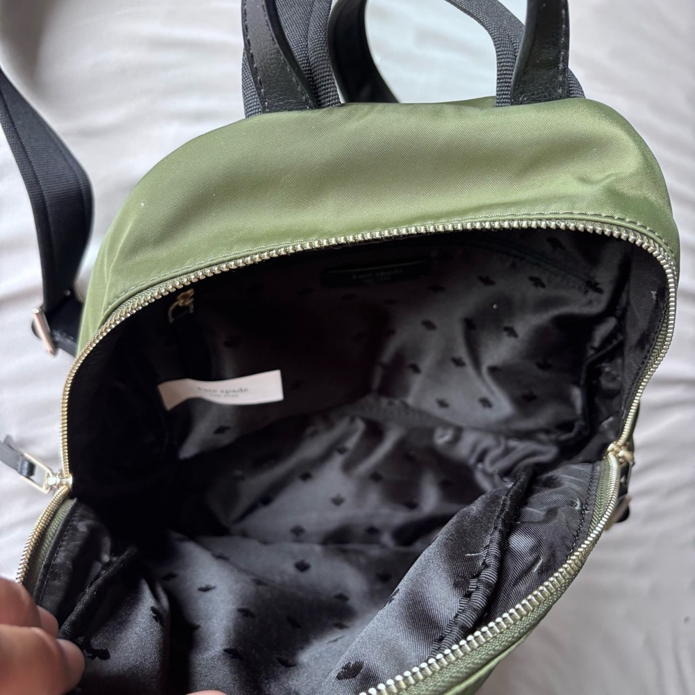 Kate Spade Olive Green Backpack - Picture 5 of 9